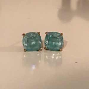 Kate spade ear stud emerald green